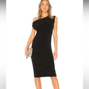 Norma Kamali Drop Shoulder Sleeveless Dress